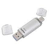 Hama 128GB USB Stick mit USB 3.0 und USB 3.1-Type-C (2-in-1 Speicherstick, z.B....