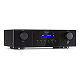 Auna AMP-4000 DAB HiFi-Stereo-Verstärker, DAB+-Radio, USB Fernbedienung, Amplifier mit...