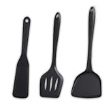 3 Stück Pfannenwender Set, Silikon Pfannenwender Antihaft Spatula und Crepes Wender...