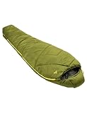 VAUDE Mumienschlafsack Sioux 800 II Grün, atmungsaktiver 3-Jahreszeiten Schlafsack 2°C...