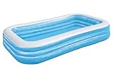 Bestway Family Pool 'Deluxe' Blau, 305 x 183 x 56 cm