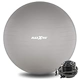 MAXXIVA® Gymnastikball Anti-Burst mit Luftpumpe bis 250 kg hautfreundlicher Sitzball Reha...