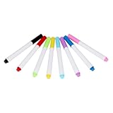 UTHCLO 8 Stück Löschbare Whiteboard Marker Löschbarer Stift Trocken Abwischbare Marker...