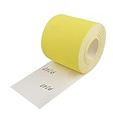 Shineboc Schleifpapier Rolle Gelbe, 93 mm x 10 m Schleifpapier...