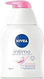 NIVEA Intimo Waschlotion Sensitive (250 ml), Intim Waschgel mit Milchsäure,...