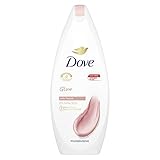 Dove Duschgel Glow Duschbad mit 3-fach Feuchtigkeitskomplex reinigt und belebt matte Haut...