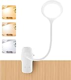 TIMAIYE Leselampe Bett, LED Touch-Dimmen Klemmlampe, 3 Farbe und 3 Helligkeit...