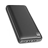 Power Bank 26800mAh Externer Akku: Riapow Powerbank 3A Schnelles Aufladen (USB C...