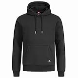 Höhenhorn 30H3 Janga Hoodie Herren Kapuzen Pullover Hoody Schwarz XXL