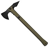 Cold Steel Trench Hawk Tomahawk, OD-Grün, langlebige Secure-Ex-Hülle