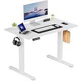 Sweetcrispy Elektrischer Stehschreibtisch Computer-Workstation, 40 x 24 inch