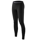 HYCOPROT Herren Kompressionshose Schnelltrocknende Laufhose Sportleggings Atmungsaktiv...