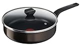 Tefal Easy Cook&Clean B5543202 Schmorpfanne 24 cm + Deckel, für alle Herdarten außer...