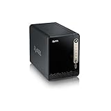 Zyxel Privater Cloud Speicher / Storage [2-Bay NAS] für zuhause - 1,3GHz...