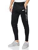 JAKO Unisex Trainingshose Active Hose, Schwarz/Weiß, XL EU