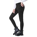 beroy Reithose Kinder Mädchen Silikon Vollbesatz High Waist Winter Reitleggings...