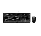 CHERRY DC 2000, Kabelgebundenes Tastatur-Maus-Set, Deutsches Layout (QWERTZ), Plug & Play...