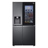 LG GSXV91MCAF, Klasse F, 635 L, Side By Side Kühlschrank mit InstaView, Total...