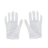 BESTonZON 10 Paar gestreifte Handschuhe Schnittschutzhandschuhe ESD-Handschuhe für die...