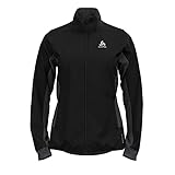 Odlo Damen Langlauf Jacke BRENSHOLMEN, black - new odlo graphite grey, S