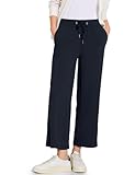 STREET ONE Damen A377224 7/8 Culotte Hose, Deep Blue, 38W / 26L EU