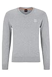 BOSS Herren Kanovano V Regular-Fit Pullover aus Baumwolle mit Kaschmir-Anteil...