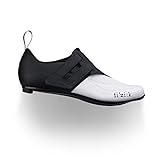 fizik Powerstrap R4 Triathlon-Schuhe Unisex Erwachsene, Weiß/Schwarz, 41