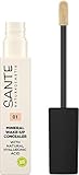 Sante Naturkosmetik Mineral Wake up Concealer 01 Neutral Ivory, Deckt Schatten und Makel...