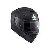 AGV K5 S ECE 22-05 Solid Motorrad Integralhelm ECE 22-05 aus Carbon-Glasfaser, mit...