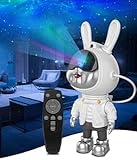 Gowkeey Astronauta Galaxy Projector, Kaninchen Astronaut Sternenhimmel Projektor, LED...