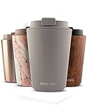 MAMEIDO Thermobecher 350ml, 470ml & 700ml - dichter Kaffeebecher to go aus Edelstahl...