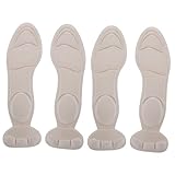 TINEASUR 2 Paar Schwammelastische Einlegesohlen Schuhe Pads Massage Einlegesohlen Für...