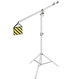 Neewer Fotostudio 2-in-1 Lichtstativ 123-385cm Höhenverstellbar mit 216cm Auslegerarm und...