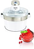 Krups GVS241 Eismaschine Venice Perfect Mix | 1L hausgemachtes Eis, Sorbet, Frozen Jogurth...