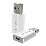 MOSWAG USB C auf USB Adapter [2 Stück] USB Stecker auf USB C Buchse Adapter USB...