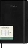 Moleskine Weekly Planner, WochenPlaner mit Platz für Notizen für 12 Monate 2025, Weicher...