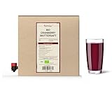 Kamelur 3 Liter BIO Cranberry Muttersaft - 100% Direktsaft aus reifen BIO Cranberries, BIO...