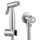 CIENCIA Bidet-Handbrause für Toilette Sprayer Edelstahl Sprüher Shattaf Komplett Bidet...