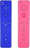 AUFGLO Wii Controller 2 Pack Wii u Remote mit Silikongehäuse und Handgelenksgurt...