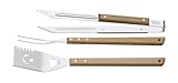 Tramontina Churrasco Grillbesteck-Set, 3-TLG, Grillutensilien, BBQ, Grillwender,...