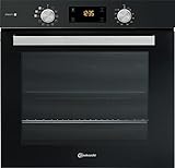 Bauknecht BAK5S KP8V2 BLG Einbau-Backofen mit Pyrolyse und Dampffunktion (71l)...