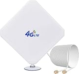 NETVIP SMA 4G Hochleistungs LTE Antenne 35dBi Netzwerk Ethernet Verstärker-Antenne...