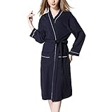 BEIJIXING Pyjama Damen Lang Nachtwäsche Damen Set Satin Sexy Schlafhose Loungewear Damen...