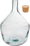 lilawelt24 15L Glasballon Weinballon Glas Flasche Wasserflasche Gäreimer Glasgärballon,...