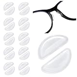 Ouligay 10 Paar Brillen Nasenpads Brille Selbstklebende Silikon Brillenpads Nasenpads...