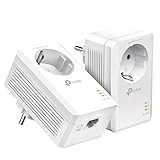 TP-Link Powerline Adapter Set TL-PA7017P KIT(1000Mbit/s, mit Steckdose, Gigabit-Port,...