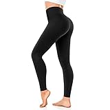 FuelMeFoot Leggings Damen High Waist Blickdicht Leggins mit Bauchkontrolle Slim...