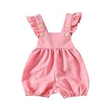 Baby Sommer Baby Girl Baby Jacke Sommer Bodysuit für Kleinkinder Mädchen einfarbig mit...