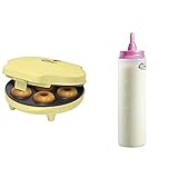 Bestron Donut Maker, inkl. Teigportionierer für 700ml mit Skala, Ideal zum Befüllen des...