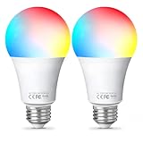 Fitop Alexa Glühbirne Smart Lampe E27, WLAN Lampe LED Kompatibel mit Alexa/Google Home,...